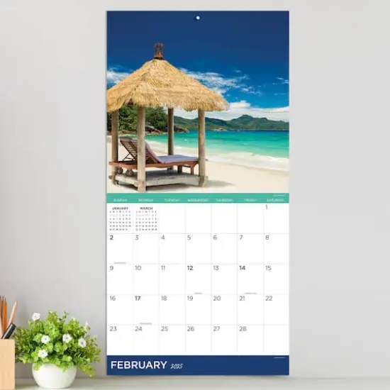 TF Publishing 2025 Tropical Escapes Wall Calendar {4}