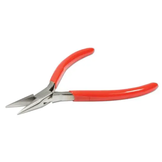 The Beadsmith&reg; 4.75" Red Chain Nose Pliers {6}