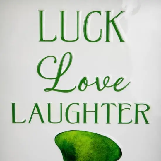 Luck Love Laughter Framed Wall Sign {6}