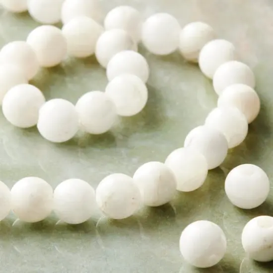 White Moonstone Round Beads, 8mm by Bead Landing&trade; {3}