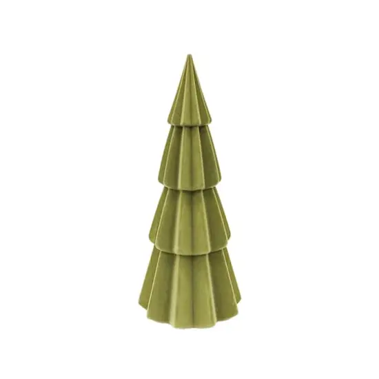12" Flocked Tree D&eacute;cor by Ashland&reg; Green {1}