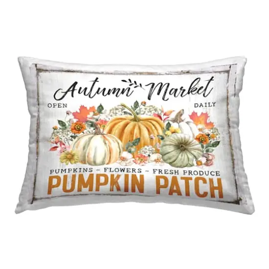 Stupell Industries Rustic Autumn Market Decorative Printed Throw Pillow {1}