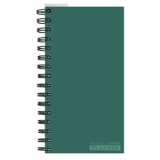 TF Publishing 2024-2025 Small Sea Green Spiral Weekly Monthly Planner {1}