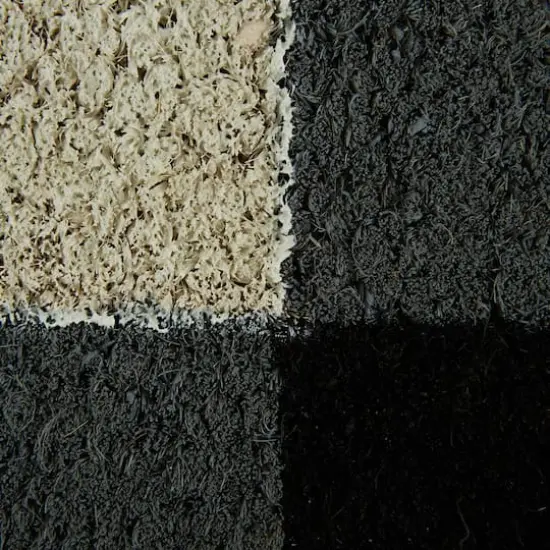 DII&reg; Black & White Buffalo Check Doormat {5}