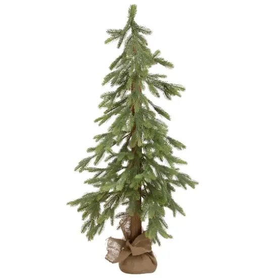 4ft. Unlit Pine Artificial Christmas Tree with Jute Base {1}