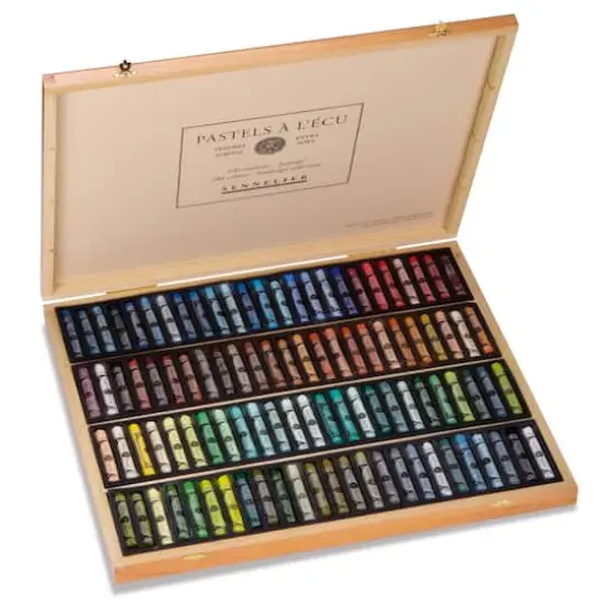 Sennelier Extra-Soft Landscape 100 Color Pastel Full Stick Wooden Box Set {3}