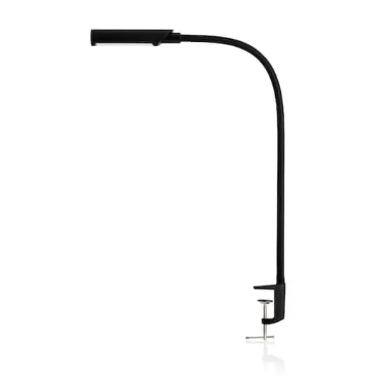 UberLight&trade; Flex 3200TL Black LED Task Light Lamp with Clamp {4}