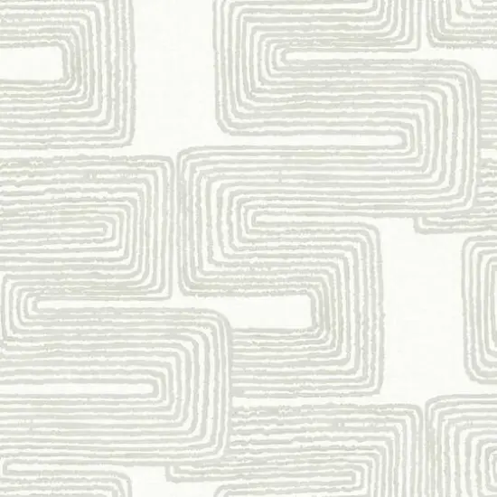RoomMates Zulu Signature Peel & Stick Wallpaper White {1}