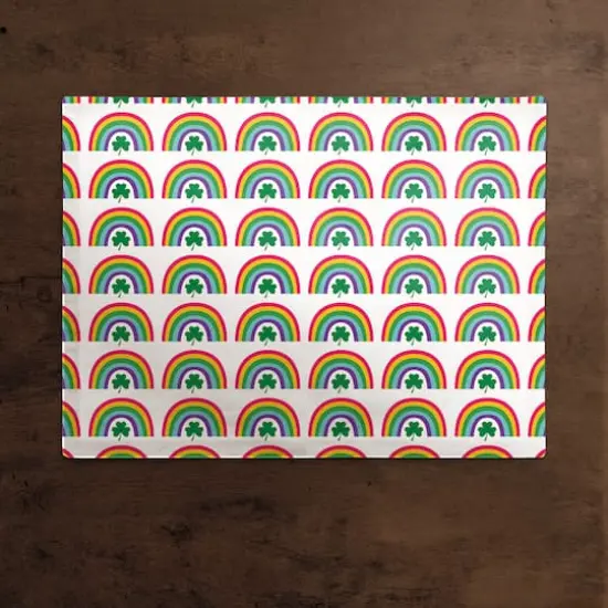 Lucky Rainbow 18" x 14" Poly Twill Placemat {3}