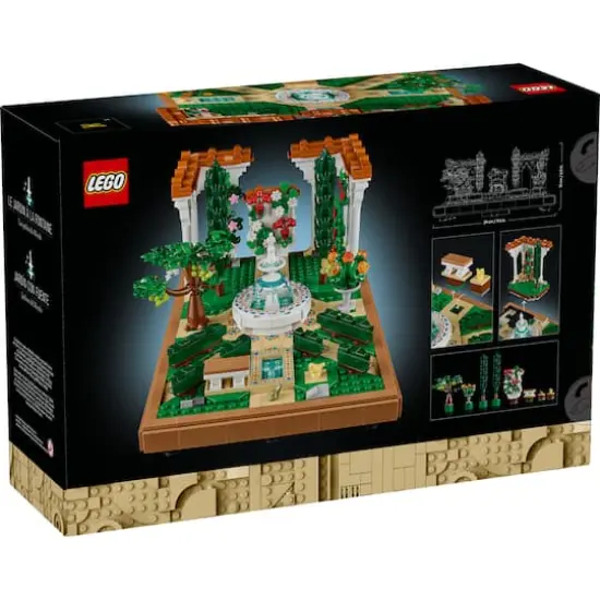 LEGO&reg; Icons Fountain Garden Home and Office Decor, Building Set for Adults 10359 {4}