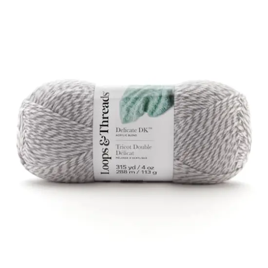 Delicate DK&trade; Yarn by Loops & Threads&reg; Gray Marl {1}