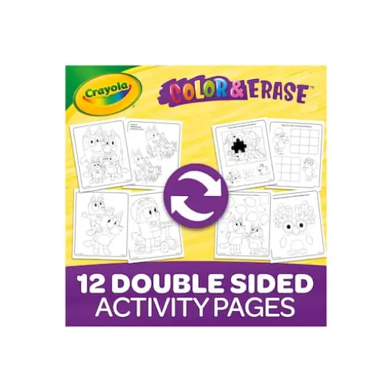 Crayola&reg; Color & Erase&trade; Bluey Activity Pad {6}