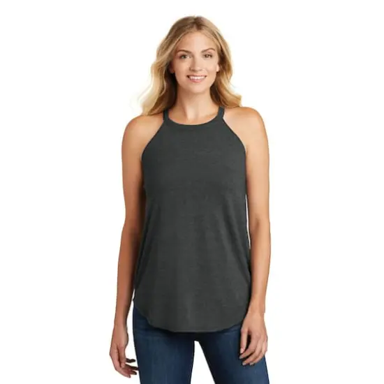 District&reg; Perfect Tri&reg; Women's Rocker Tank Black Frost {4}