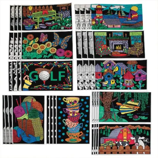 S&S&reg; Worldwide Landscape Velvet Art Poster, 50ct. {1}