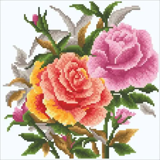 Diamond Dotz&reg; Timeless Roses Diamond Painting Kit {3}
