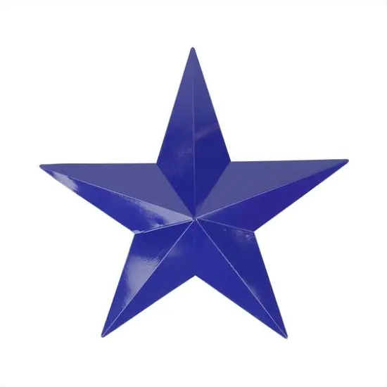 3ft. Navy Blue Country Rustic Star Indoor/Outdoor Wall Decoration {1}