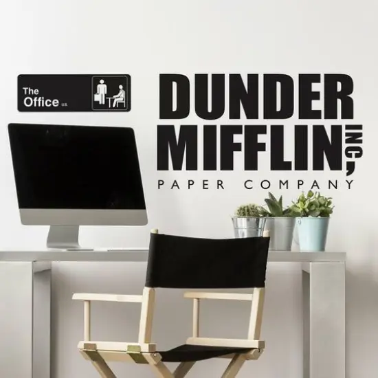 RoomMates The Office Dunder Mifflin Peel & Stick Giant Wall Decal {3}