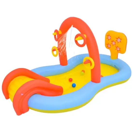 Pool Central&reg; 7ft. Inflatable Children's Interactive Water Play Center {1}
