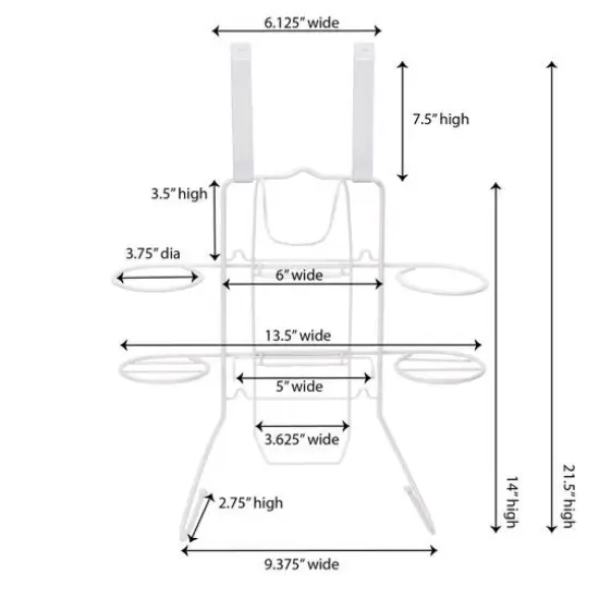 Household Essentials Iron Board Holder {3}