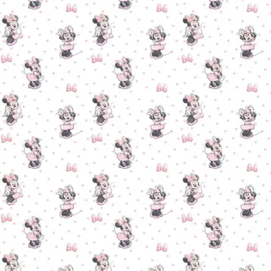 Disney&reg; Minnie Traditional Bow & Dots Cotton Fabric {3}