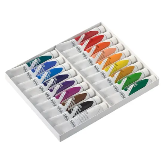 Holbein Acrylic Gouache 18-Color School Paint Set {5}