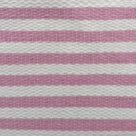 DII&reg; Medium Pinstripe Rectangle Woven Paper Storage Bin Rose {5}