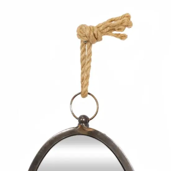 Gray Metal Glam Hanging Wall Mirrors, 5ct. {4}