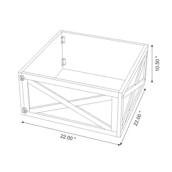 Glitzhome&reg; 22" Natural Wooden Tree Collar {9}
