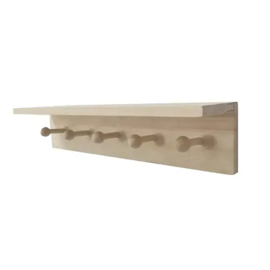 15.5" Pinewood Peg Shelf by Make Market&reg; {3}