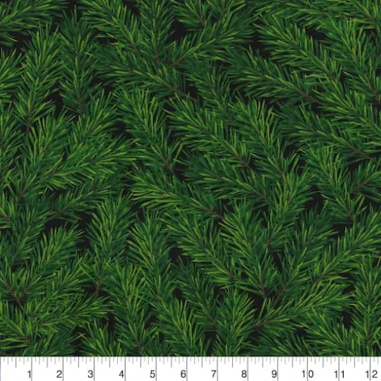 Fabric Traditions Fraser Fir Cotton Fabric {3}