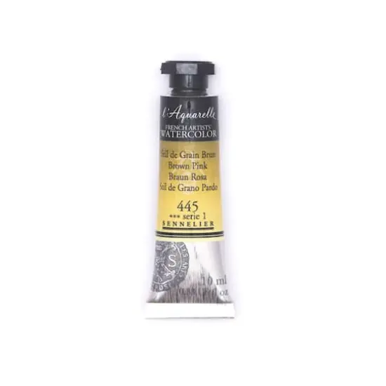 Sennelier French Artists' Watercolor, 10mL 445 Brown Pink S1 {1}