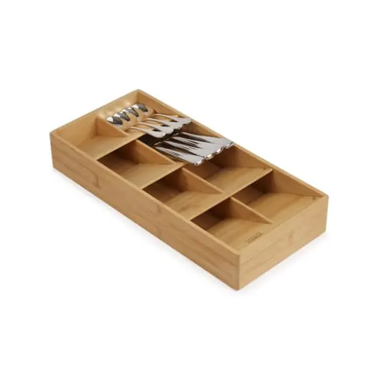 Joseph Joseph DrawerStore Bamboo Large Compact Cutlery Organizer {3}