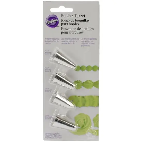 Wilton&reg; Borders Icing Decorating Tip Set {1}