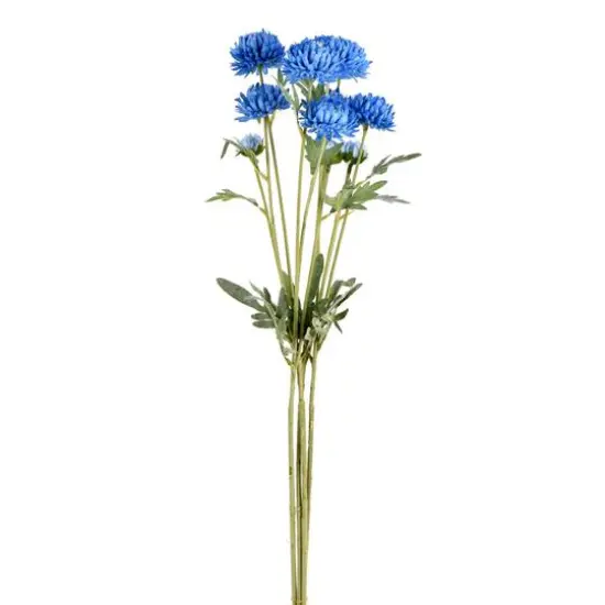 Blue Daisy Spray, 4ct. {1}
