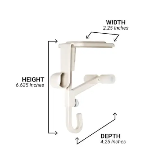 Village Lighting Mantel Garland & Stocking Hanger, 3ct. White {12}