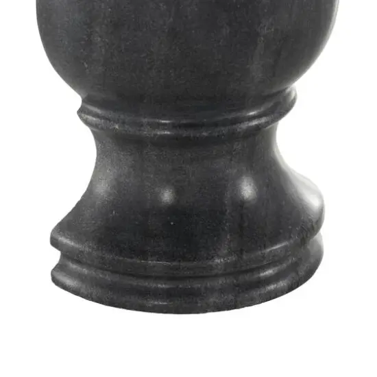 7" Black Marble Globe Sleek Orb Decorative Bookends, 2ct. {6}