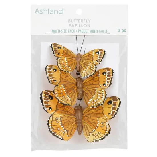 Butterfly Embellishments, 3ct. by Ashland&reg; Gold {5}