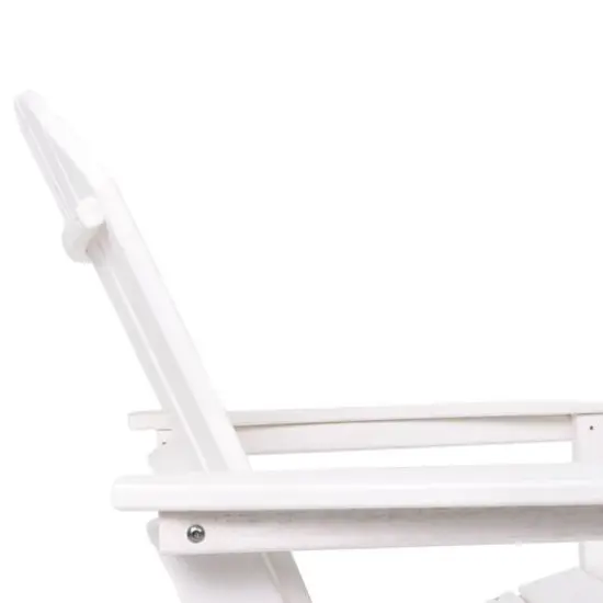 White Traditional Adirondack Chair {6}