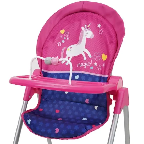 509 Crew Unicorn Doll Highchair {5}