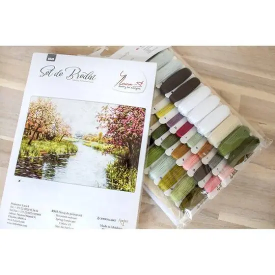 Luca-S Spring Landscape Counted Cross Stitch Kit {5}