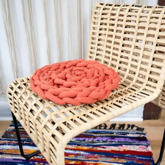 Lion Brand&reg; Cover Story&trade; Squish Stitch Yarn Cloud White {4}