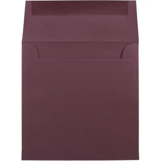 JAM Paper 5.5" x 5.5" Square Invitation Envelopes, 25ct. Burgundy {4}