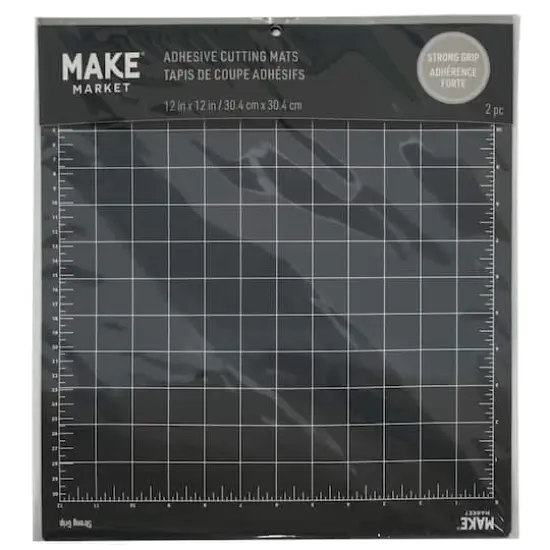 12" x 12" Strong Grip Adhesive Cutting Mats, 2ct. by Make Market&reg; {5}