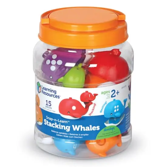 Learning Resources Snap-n-Learn Stacking Whales {5}