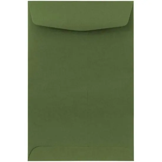 JAM Paper 6" x 9" Open End Catalog Premium Envelopes, 25ct. Olive Green {1}