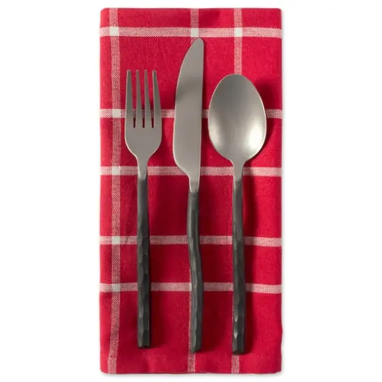 DII&reg; Holly Berry Plaid Napkin Set, 6ct. {7}