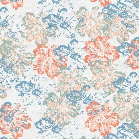 Fabric Editions White Flourish Garden Cotton Fabric {4}