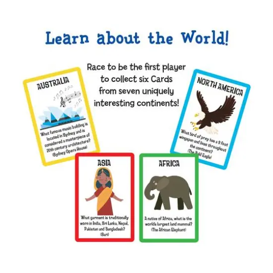 Scholastic The World Card Game {6}