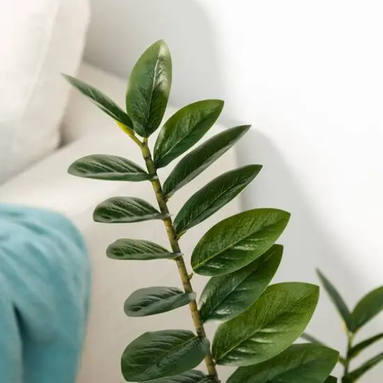 Glitzhome&reg; 2.75ft. Faux Money Tree in Pot {8}