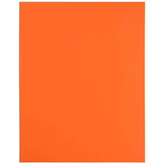 JAM Paper Shipping Labels, 8.5" x 11" Orange {6}